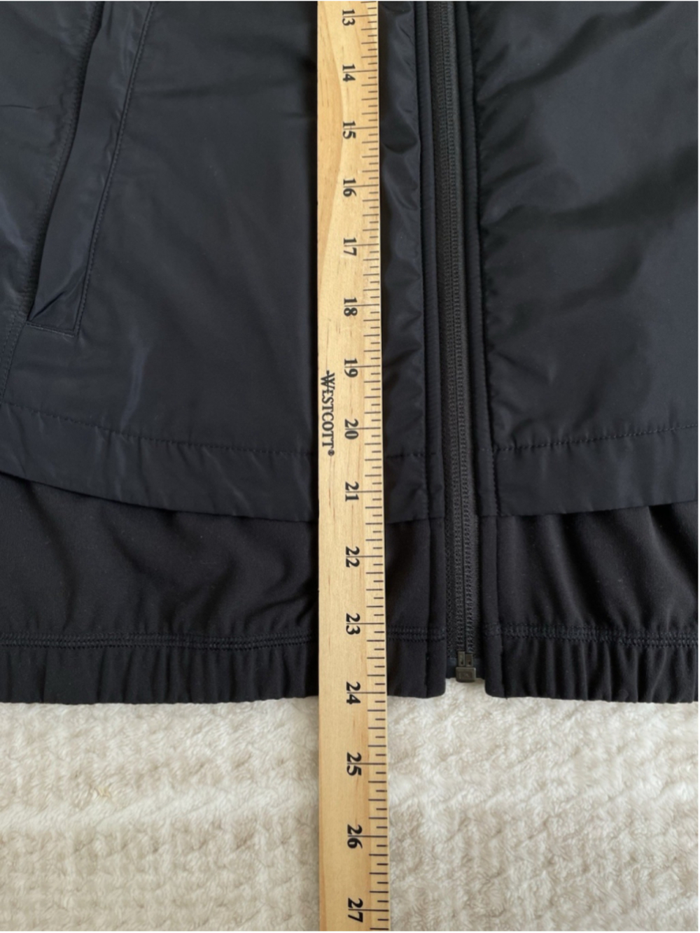 NWT ATHLETA Wayfarer Bomber Jacket Women's Size Small Black Full Zip - Picture 14 of 14